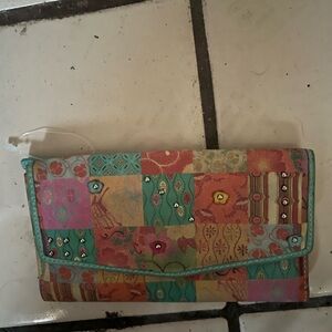 Fossil Multicolor Patchwork Women's Wallet